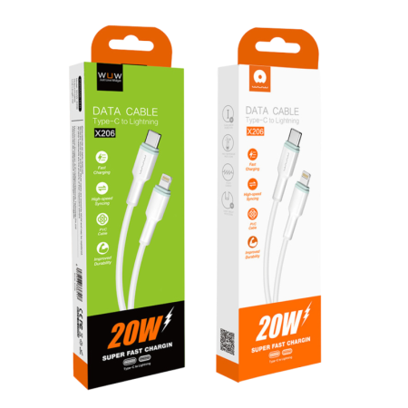 كيبل USB-C / Lightning Cable X206 (WUW)