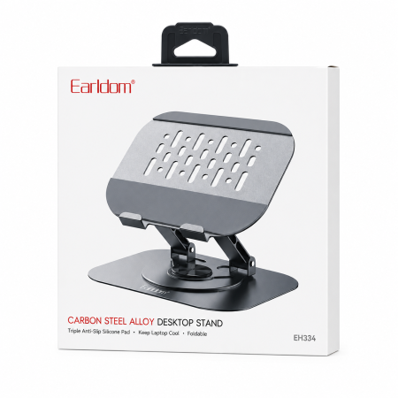 EARLDOM EH334 Carbon Steel ستاند تابلت 360 درجة
