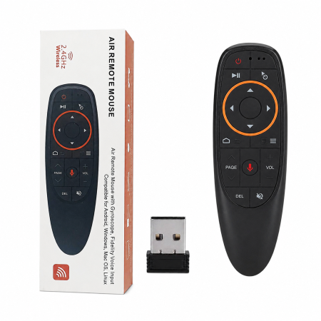 ريموت تلفاز مع ماوس هوائي AIRMOUSE و بحث صوتي