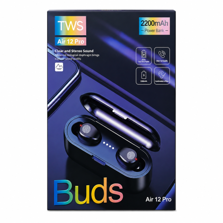 AirPods Air 12 Pro + باوربانك