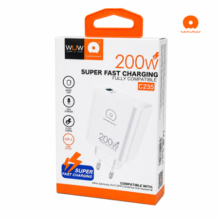 عضمة شاحن PD 200W Type C