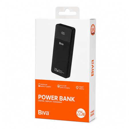 باوربانك BIVA 10000mAh 22.5W PD + USB