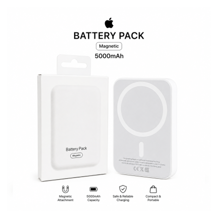 APPLE BATTERY PACK 5000mAh باوربانك MAGSAFE