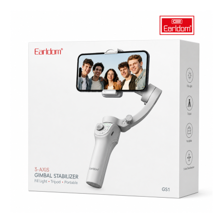 سلفي 360 درجة EARLDOM Gimbal Stabilizer + Tripod مانع اهتزاز للموبايل