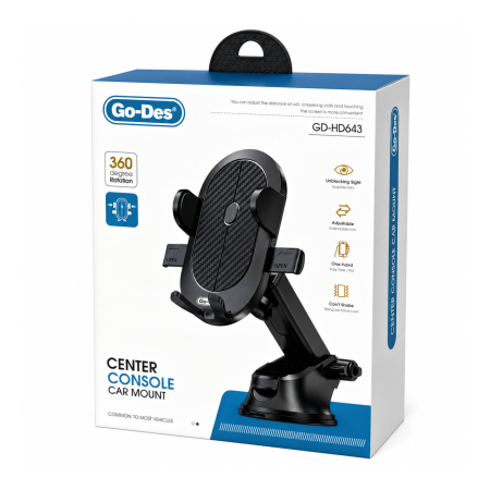علاقة سيارة GO-DES ملقط و سيليكون قوي HD643