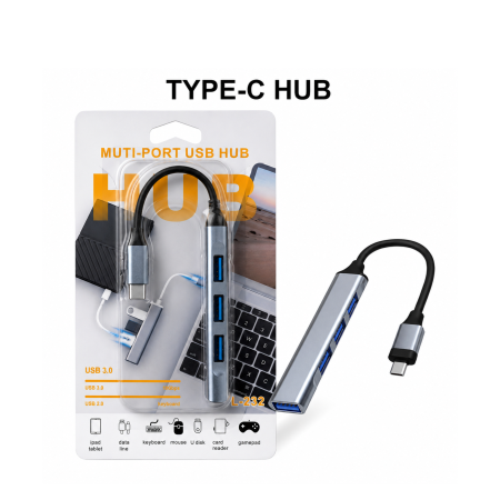 تحويلة HUB Type C To 4  3.0 USB