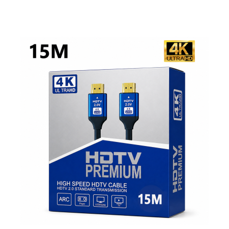 كيبل 15 متر HDMI 4K