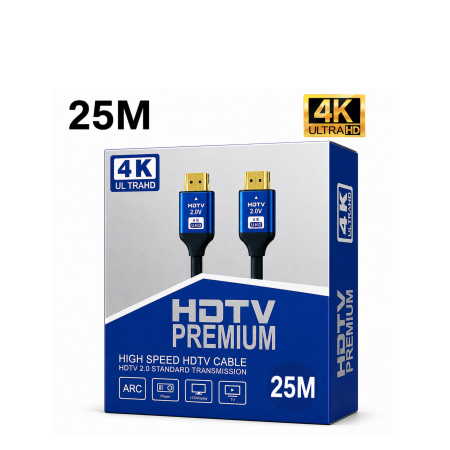 كيبل 25 متر HDMI 4K