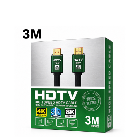 كيبل 3 متر HDMI 4K سميك