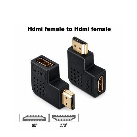 توصيلة HDMI In To HDMI Out زاوية منبسطه