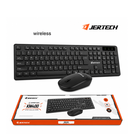 كيبورد و ماوس لاسلكي صامت JERTECH KM400
