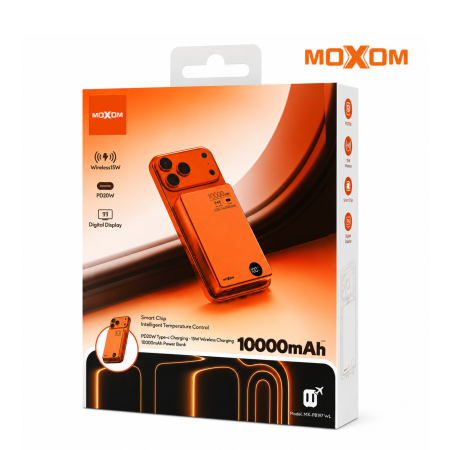 باوربانك 10000mAh MOXOM Magsafe Ultra Thin