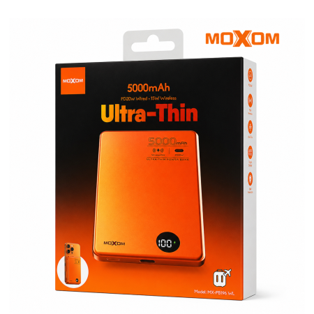 باوربانك 5000mAh MOXOM Magsafe Ultra Thin