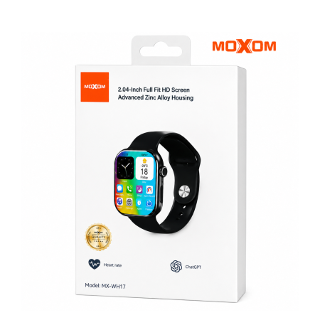 ساعة ذكية WH17 MOXOM Full HD 2.04 Inch