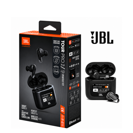 سماعة بلوتوث AirPods JBL Tour Pro 2 ANC مع شاشة