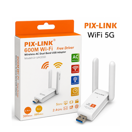 انتين 5G WIFI PIXLINK فايبر بدون تعريف