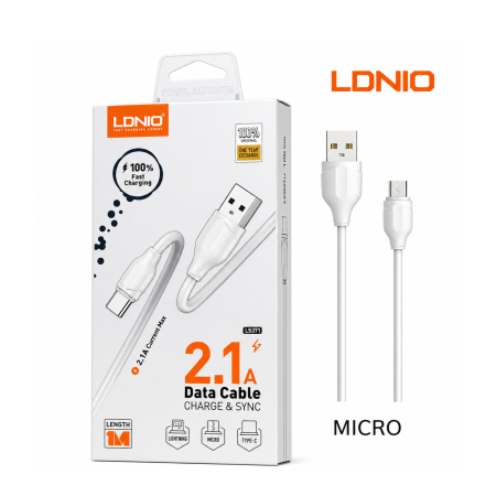 كيبل Micro سامسونج 1 متر LDNIO