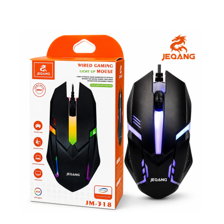 ماوس JEQANG JM-318 مضيئ سلكي