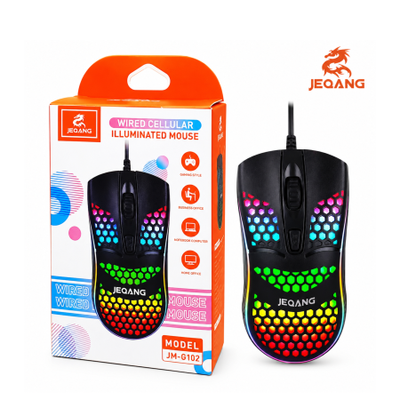 ماوس JEQANG JM-G102 مضيئ سلكي