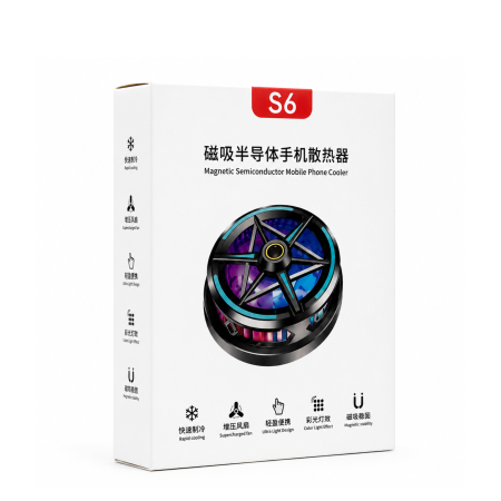 مبرد ببجي S6 سلكي Type C مغناطيس Magsafe