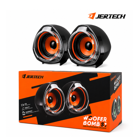 سبيكر كمبيوتر سلك JERTECH S1 Full Bass