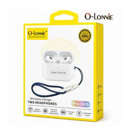 سماعات بلوتوث AirPods O-LONNiE Pro-N06 ANC
