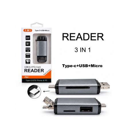 ريدر Type C READER 3 IN 1