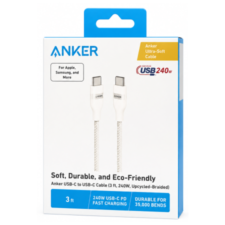 ANKER Type C To Type C 240W Cable الاصلي