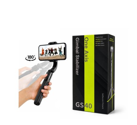 مانع اهتزاز 180 درجة Stabilizer للموبايل + Tripod