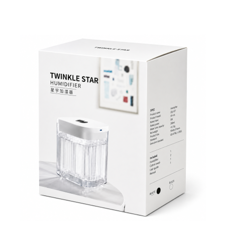 مبخرة 1 لتر HUMIDIFIER مع ضوء TWINKLE STAR