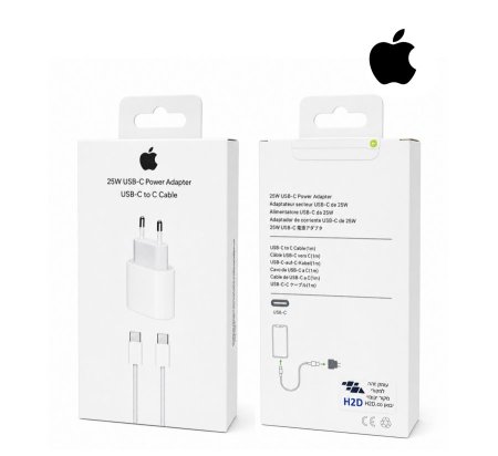 شاحن 25W مع كيبل APPLE PD