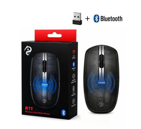 ماوس بلوتوث + USB لاسلكي R11