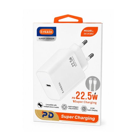 شاحن Dekkin 22.5W Type C To Type C